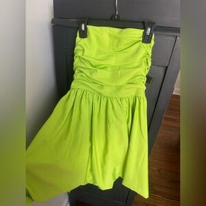 New York & Company Green strapless dress
